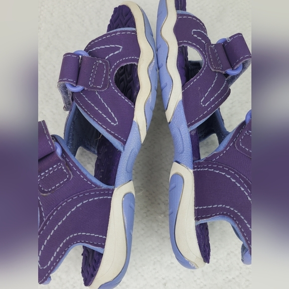 Timberland Girls Purple beach water Sandals sz 11 - Picture 5 of 8